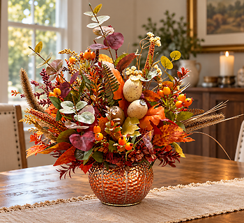 Pumpkin centerpiece