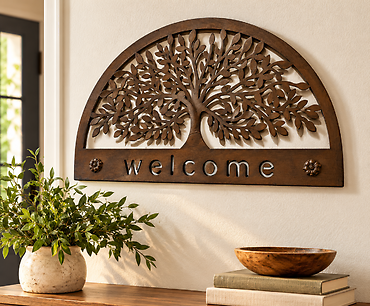 Welcome wall hanging