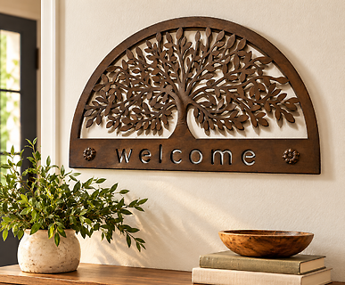 Welcome wall hanging