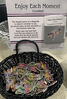 Enjoy Each Moment Dragonflies Charms