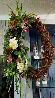 Ones-sides silk wreath