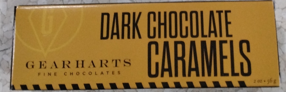 Dark chocolate carmels